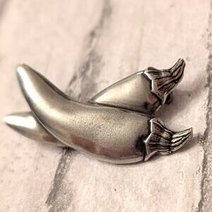 Pewter Brooch Peppers Jewelry